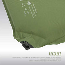 Load image into Gallery viewer, Vango Odyssey Double Self Inflating Sleep Mat, Epsom Green, 10 cm [Amazon Exclusive]
