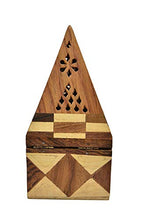 Load image into Gallery viewer, Temple Incense Cone Burner - Jointed Wood
