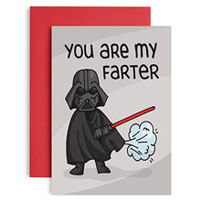 Load image into Gallery viewer, You are My Father"Farter" - Fathers Day Card - Lockdown Birthday Cards for him Birthday Cards - Quarantine Fathers Day Card - Fathers Day Card from Daughter or Son - Funny Best dad - A5
