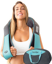 Load image into Gallery viewer, Shiatsu Back Shoulder and Neck Massager with Heat - Deep Tissue Kneading Pillow Massage - Back Massager for Back Pain, Shoulder Massager, Electric Full Body Massager, Relieve Foot Leg Muscle Pain Gift

