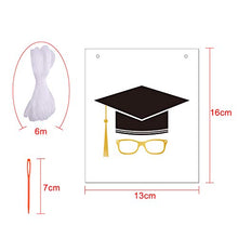 Load image into Gallery viewer, TUPARKA Graduation Banner We are So Proud of You Banner with 10 Pcs Balloons Congratulations Decoration Kit Graduation Party Decorations
