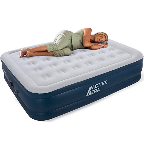 Active Era Premium King Size Air Bed with a Built-in Electric Pump and Pillow