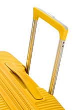 Load image into Gallery viewer, American Tourister - Soundbox Spinner Expandable, 77cm, 97/110 L - 4.2 KG, Yellow (Golden Yellow)

