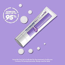 Load image into Gallery viewer, Acnecide Face Gel 15g, For Acne Treatment &amp; Spot Treatment With 5% Benzoyl Peroxide, For Blackheads &amp; Acne-Prone Skin
