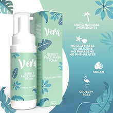 Load image into Gallery viewer, Vera Foaming Face Wash - Deep Face Cleanser &amp; Oily Skin Face Wash Containing Aloe Vera, Cucumber &amp; Kakadu Plum - Foaming Cleanser for Oily Skin - Exfoliating Face Wash Women &amp; Coconut Face Wash, 200ml
