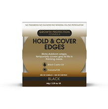 Load image into Gallery viewer, African Pride Black Castor Miracle Black Hold &amp; Cover Edge Gel - growth protection formula 64g
