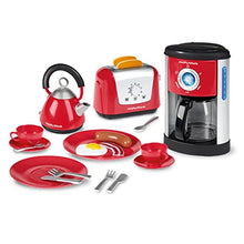 Load image into Gallery viewer, Casdon Morphy Richards Kitchen Set | Toy Kitchen Appliances For Children Aged 3+ | Includes Toaster, Coffee Maker, Kettle &amp; More!

