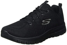 Load image into Gallery viewer, Skechers Women's Graceful GET Connected Sneaker, Black, 6 UK
