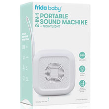 Load image into Gallery viewer, 2-in-1 Portable Sound Machine + Nightlight by Frida Baby White Noise Machine with Soothing Sounds for Stroller or Car Seat with Volume Control
