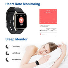 Load image into Gallery viewer, andfive Smart Watch, Fitness Tracker with 1.69" Touch Screen, Heart Rate Monitor, IP68 Waterproof Pedometer Step Counter Watch,with Sleep Monitor,Sports Smartwatch for Men Women for Android iOS
