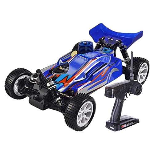 tengod VRX RH1007 RC Nitro Off-road Car with Nitro Engine, 1:10 4WD 2.4G Remote Control High-speed 60KM/H Car Vehicle Model for Adult, with 80cc Large Capacity Fuel Tank, 2 Gear Speed, RTR