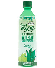 Load image into Gallery viewer, 12 x 500ml Real Aloe Vera Pieces Drink Juice Vitamin C Mineral
