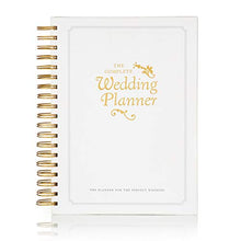 Load image into Gallery viewer, The Complete Wedding Planner book journal and organiser by DayWorks: Perfect engagement gift includes checklists, pockets, Undated Diary &amp; much more to help organize the perfect wedding
