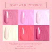 Load image into Gallery viewer, Beetles Gel Nail Polish Set - 6 Colors Pink Rose Red Spring Summer Nail Gel Kit Sweetheart Candies Collection Gifts for Women Mom Girlfriend Soak Off LED Nail Lamp Light Gel Manicure Kit

