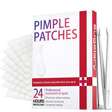Load image into Gallery viewer, 252 Pcs Pimple Spot Patches, Day and Night Use 2 In 1 Natural Invisible Hydrocolloid Spot Mighty Patches Dots for Spot Absorbing Patches for Face
