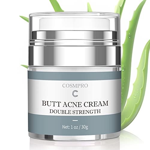 Butt Acne Clearing Treatment Cream Thigh Acne Treatment Cream Pure Natural Plant ingredients Clears Acne and Pimples For Bum Cream Keep Buttocks Skin Smooth with Salicylic Acid