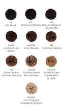 Load image into Gallery viewer, Just Long Hair Clip&amp;Go Hair Buns 6&quot; Synthetic 40g Wavey Messy Scrunchie Hairpiece for Women Girls in Dark Chocolate Ash Brown #6A
