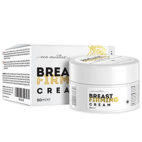 Breast Firming Cream For Women - 50ml - Topical Bust Enhancement Tightening Cream With Collagen, Vitamin B3, Natural Oils & Aloe Vera For Natural Lift, Fragrant Smelling Soothing Lotion For Breasts