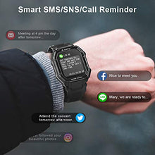 Load image into Gallery viewer, KOSPET Rock Smart Watch, 1.69” Tough Sport Watch with Waterproof 3ATM, Blood Pressure, Heart Rate Monitor, Pedometer Activity Tracker, 14 Days+ Playtime Outdoor Smartwatch for Men (Black)
