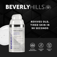 Load image into Gallery viewer, Beverly Hills Mens or Womens Instant Facelift and Eye Tuck Serum for Dark Circles and Puffy Eyes
