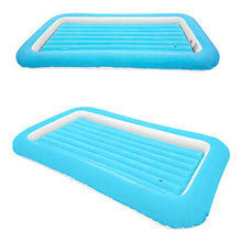 Load image into Gallery viewer, Avenli 85410 Kids Airbed / Single Size Flocked Air Mattress / Blue Coloured / 152cm x 89cm x 17.5cm
