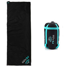 Load image into Gallery viewer, FE Active Ultralight Sleeping Bag - Extremely Lightweight Rectangular Sleeping Sack Comfortable, Compact for Adults &amp; Kids Sleeping Bag for Camping, Backpacking, Travel | Designed in California, USA
