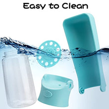 Load image into Gallery viewer, Leak-Proof Backflow Portable Dog Water Bottle KingAcc 550Ml Foldable Dog Cat Travel Water Bowl Outdoor Lightweigh Pet Drinking Cup（Don't Use Hot Water and Dishwasher）
