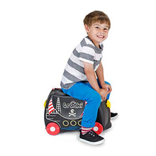 Load image into Gallery viewer, Trunki Children’s Ride-On Suitcase &amp; Kid&#39;s Hand Luggage: Pedro the Pirate Ship (Black)
