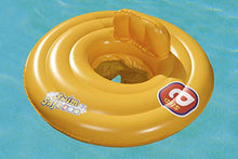 Load image into Gallery viewer, Bestway Baby Swim Safe Seat (Step A) Learn to Swim Round Inflatable, Yellow, 0-12 Months
