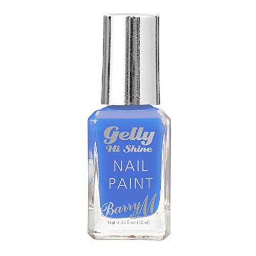 Barry M Cosmetics Gelly Hi Shine Gel Nail Paint, Shade Blue, Blue Margarita