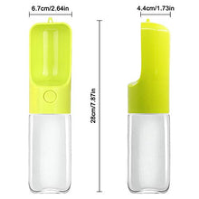 Load image into Gallery viewer, AIFUDA Foldable Pet Water Bottle with Collapsible Dog Bowl 15.2oz/450mL, Pets Water Dispenser Drinking Feeder for Pet Outdoor Walking Hiking Travel

