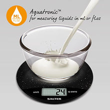 Load image into Gallery viewer, Salter 1009 BKDR Digital Kitchen Scale – Marble finish Easy to Read Circle Electronic Cooking Scale - Up to 8 kg – Black
