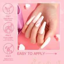Load image into Gallery viewer, Beetles Gel Nail Polish Set - 6 Colors Pink Rose Red Spring Summer Nail Gel Kit Sweetheart Candies Collection Gifts for Women Mom Girlfriend Soak Off LED Nail Lamp Light Gel Manicure Kit
