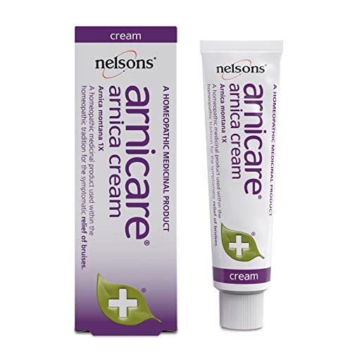 Nelsons Arnicare, Arnica Cream, Homeopathic Remedies, For Bruise Relief, Apply to Skin, Suitable for adults, the elderly & children, 30 gr