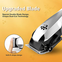 Load image into Gallery viewer, Dog Clippers with 24V Powerful Motor, Plug-in &amp; Quiet Professional Dog Hair Trimmer, Pet Grooming Clippers, Dog Grooming Kit with 8 Comb Guides for Thick Coats Dogs Cats Horse
