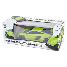 Load image into Gallery viewer, CMJ RC Cars™ McLaren 675LT Officially Licensed Remote Control Car 1:18 Scale Working Lights 2.4Ghz Green
