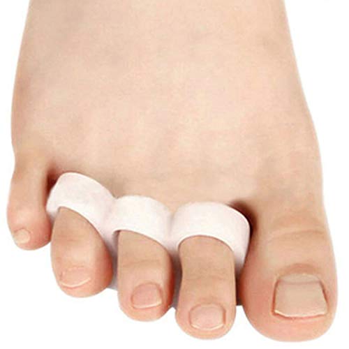 Pedimend Silicone GEL TOE SQUEEZING AVOIDING SEPRATOR (1PAIR) - Separates & Cushions Toes - Improves Balance & Foot Strength - Hammer Toe Corrector - Foot Care