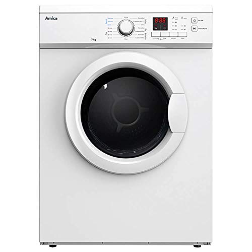 Amica ADV7CLCW Tumble Dryer Vented White Freestanding 7 Kilogram C Energy Rating 69dB Noise Level Digital Display Delay Start