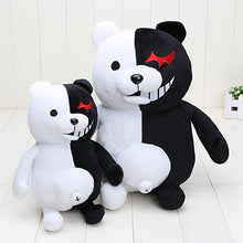 Load image into Gallery viewer, Monokuma Plush Toy Black and White Bear Stuffed Animal Anime Cosplay Plush 10 Inch
