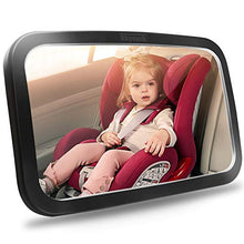 Load image into Gallery viewer, Shynerk Baby Car Mirror, Safety Car Seat Mirror for Rear Facing Infant with Wide Crystal Clear View, Shatterproof, Fully Assembled, Crash Tested and Certified
