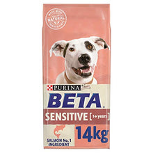 Load image into Gallery viewer, BETA Sensitive Adult Dry Dog Food Salmon 14kg
