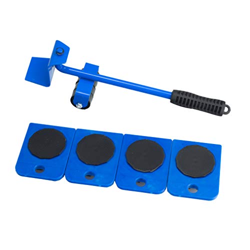 Y-nut Furniture Moving Roller Set Moving Device Portable Heavy Lifting Device Furniture Moving Device Mover Transport Set, 5 Pieces,Lifting Tool, Heavy Lifting and Gliding Lever System
