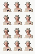 Load image into Gallery viewer, PRE-CUT The Queens Platinum Jubilee 2022 Edible Cupcake Toppers / Cake Decorations (Pack of 36)
