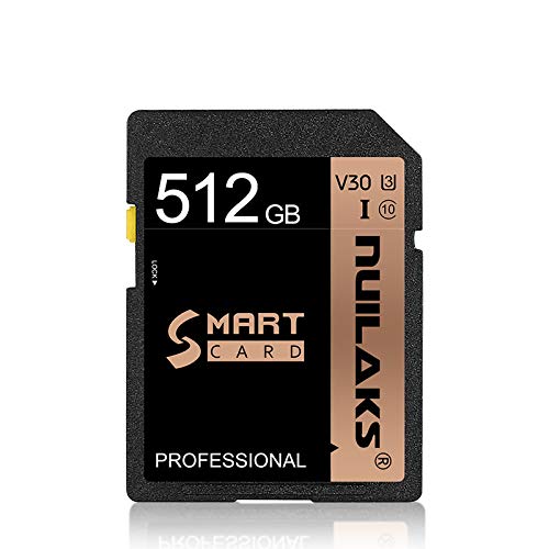 512GB SD Card Memory Card Fast Speed Security Digital Flash Memory Card Class 10 for Camera,Videographers&Vloggers and Other SD Card Compatible Devices(512GB)