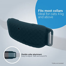 Load image into Gallery viewer, Tractive GPS CAT 4 (2022). Cat tracker. Follow every step in real-time. Unlimited Range. Activity Monitoring (w/ midnight blue collar attachment)
