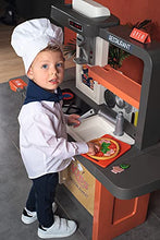 Load image into Gallery viewer, Smoby – Chef Corner Restaurant with Lights and Sounds, Pretend Play Toy Food Restaurant with 63 Accessories For Children 3+
