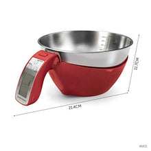 Load image into Gallery viewer, Morphy Richards 46611 Kitchen Scales, Equip Range, 3-in-1 Digital Scales with Jug, Red
