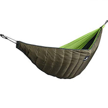 Load image into Gallery viewer, Shangfu Sleeping bag Outdoor Hammock Sleeping Bag Ultralight Camping Hammock Portable Winter Warm Under Quilt Blanket Cotton Lazy Bag (Color : Camouflage)
