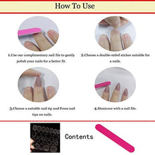 Load image into Gallery viewer, Sethexy French Ballerina False Nail Long Pink Bling Coffin Fake Nails 24Pcs Acrylic Art Press on Nail Tips for Women and Girls
