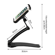 Load image into Gallery viewer, Desire2 Tablet Mount Stand 2 in 1, Ideal Holder for Kitchen Wall and Counter Top, Compatible with iPad, Tablet 7 to 10 Inch, iPhone 11, 12 Pro Max, 12 Mini, 13 Samsung, Huawei and All Smartphones
